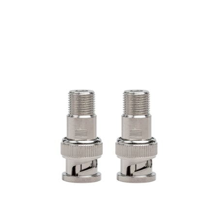 BNC-Female To Male Adapter, 2PK